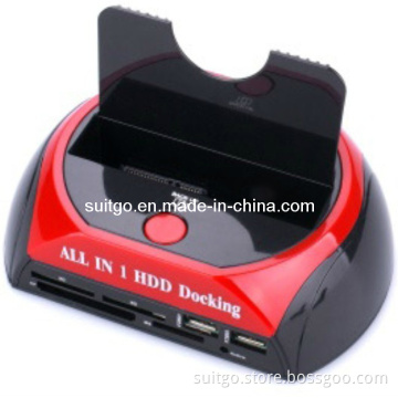 USB2.0 with Card Reader SATA HDD Docking Station (SG-879U2C)